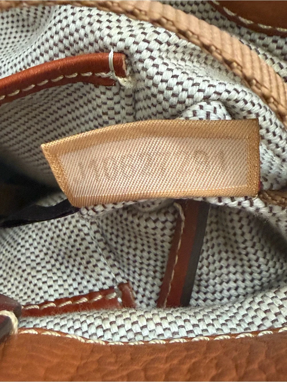 Dooney & Bourke Brenna Caramel Pebble Grain Leather Satchel Shoulder Bag